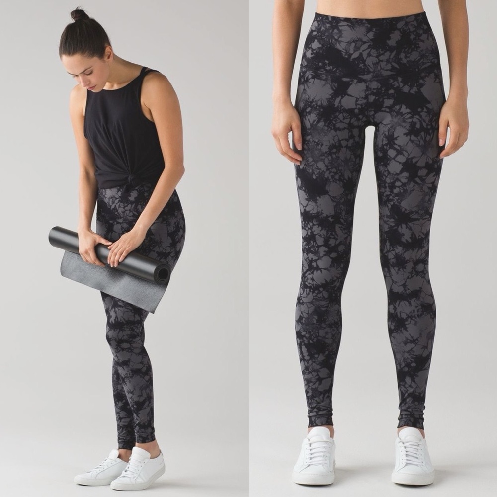 ululemon athletica High Rise Shibori Wunder Under Pant 30” Size 8